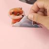 3D Shiba Inu Dog Belly Sticker - Cute puppy wearing orange outfit with soft pink Belly, silicone self-adhesive