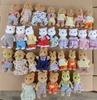 Non-Toxic 1Pcs Forest Animal Family 1:12 Dollhouse Furniture Mini Rabbit Bear Dog Cat Pets Dolls Figure Toy Dolls Kids Gifts