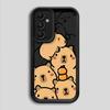 Soft TPU Phone Case for Samsung Galaxy A32 A31 A52 A22 A23 A54 A21s A53 A34 A73 A25 A26 A24 Cute Capybara
