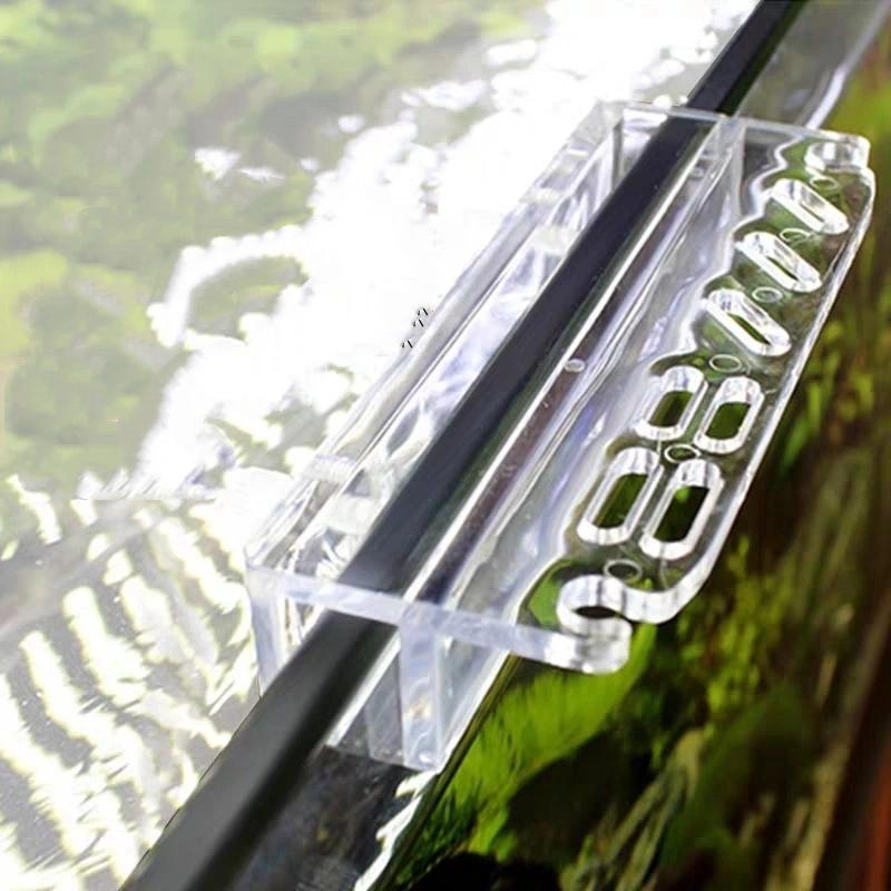 Aquarium Plant Tools Storage Rack Acrylic Fish Tank Water Grass Cleaning Tool Holder Holder for Tweezer Scraper Scissor 1Pc