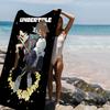 Hot Video Game U-Undertale Microfiber Printed Beach Towel Mountain Climbing Yoga Beach Swimming Running Absorbent Soft Towel