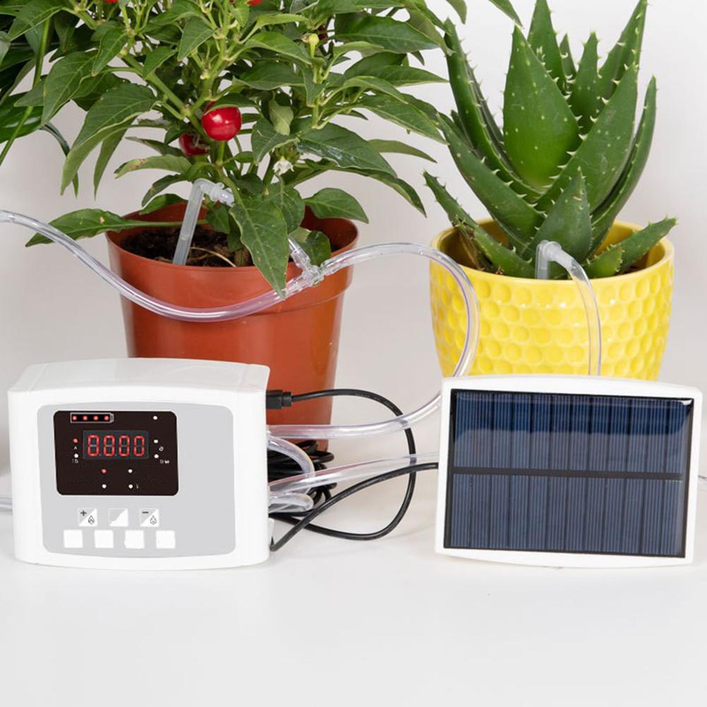 

Automatic Solar Watering System Dual Pump with Voice Notifications for Balcony Plants Quiet Reliable ABS Construction China Mainland