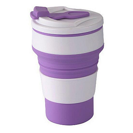 Silicone Collapsible Travel Cup - Portable, Drop-Proof, Anti-Scald, High Temperature Resistant, Customizable Sports & Fitness Cup.