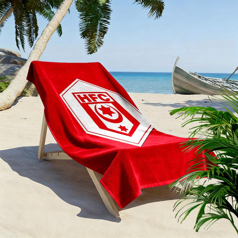 Hallescher FC Print Beach Towel, Large Soft Quick Dry Towel for Beach Camping Swimming