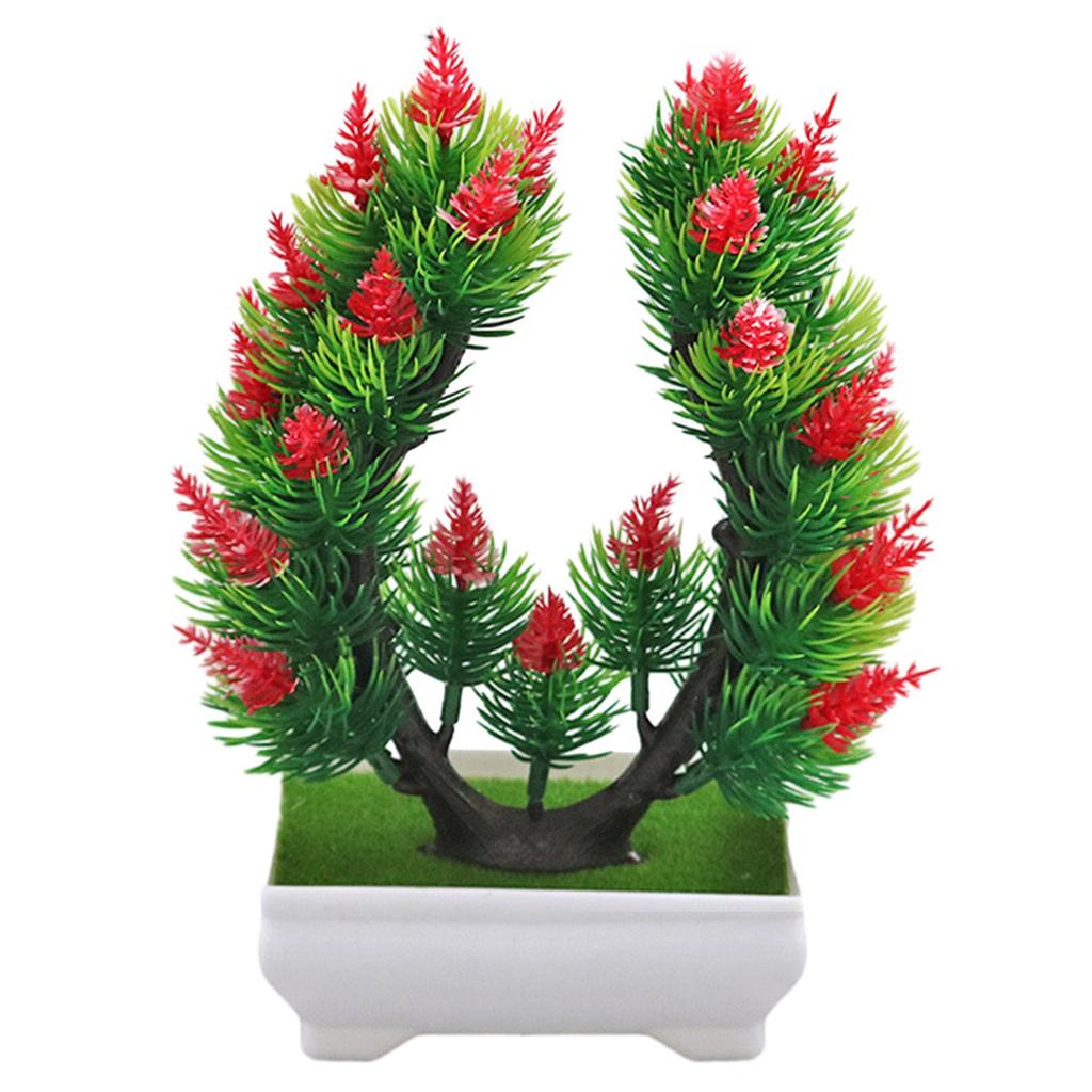 Plastic Artificial Bonsai Restaurants Weddings 22*12cm
