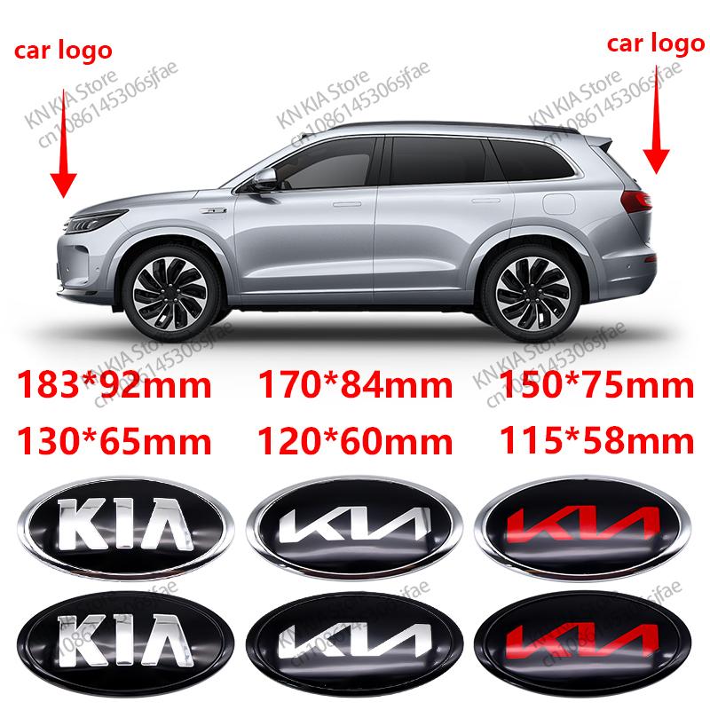 ABS Pro KIA Sportage Ceed Cerato Optima Sorento Picanto Soul Rio Autopříslušenství Přední Znak na Kapotu Auta Zadní Znak na Kufr Samolepka ljcmw22