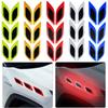 Car Reflective Decorative Stickers Fender Anti-Scratch Safety Warning Sticker Truck Auto Motor Exterior Accessories Universal