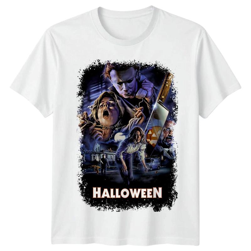 Halloween () Movie Poster Inspired Tshirt Retro S Tee