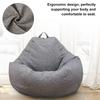 Lazy Sofas Cover Chair Covers Without Filler Linen Cloth Lounger Seat Bean Bag Pouf Puff Couch Cover for Home Garden Living Room