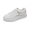 Dexun little white shoes women's spring 2025 new popular versatile student flat-soled sports shoes soft-soled casual board shoes
