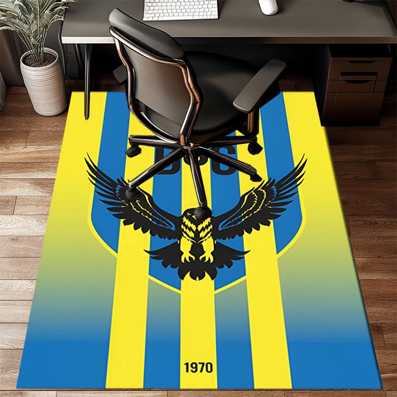 Duhok Dynamic Sports Emblem Rug Office Floor Mat - Machine Washable for Bedroom, Bedroom, Livingroom, Room Decor Fan Gifts Christmas