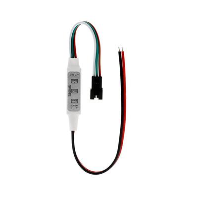 Mini ovladač Sp002E pro pixelové LED páskové světlo USB 3 4 tlačítkový LED světelný pásek hudba Bluetooth DC5V-24V