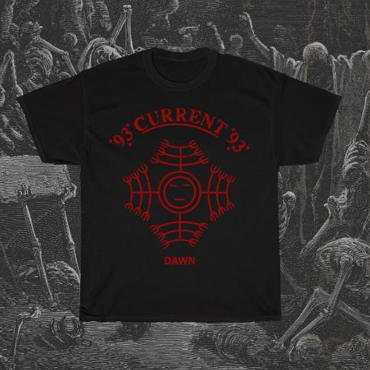 Current 93 Dawn T-shirt Music Band Rock Punk Metal Unisex tee S