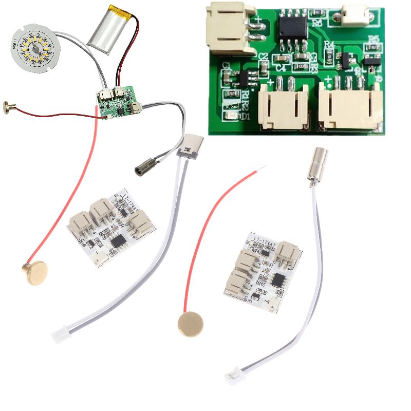 1/3/5 Stück Schlafzimmer Büro DIY Zubehör Buchenholz LED Schreibtischlampe 3 Stufen Dimmung Touch-Steuerung USB C Timer Aus-Steuerplatine