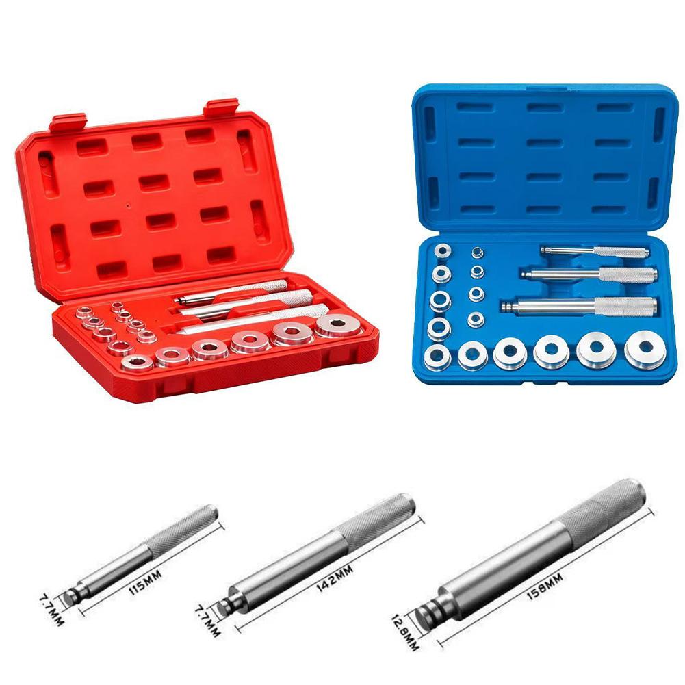 Bearing Race and Seal Mounting Tool Set 17PCS with Seal Drive and Bushing Drive for Effective Automotive Repair and Maintenance