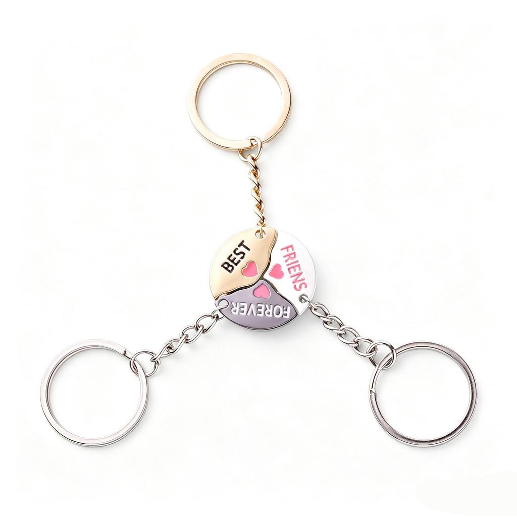 Best Friend Magnetic Necklace: Cute Back-to-School Gift & Birthday Pendant for Her