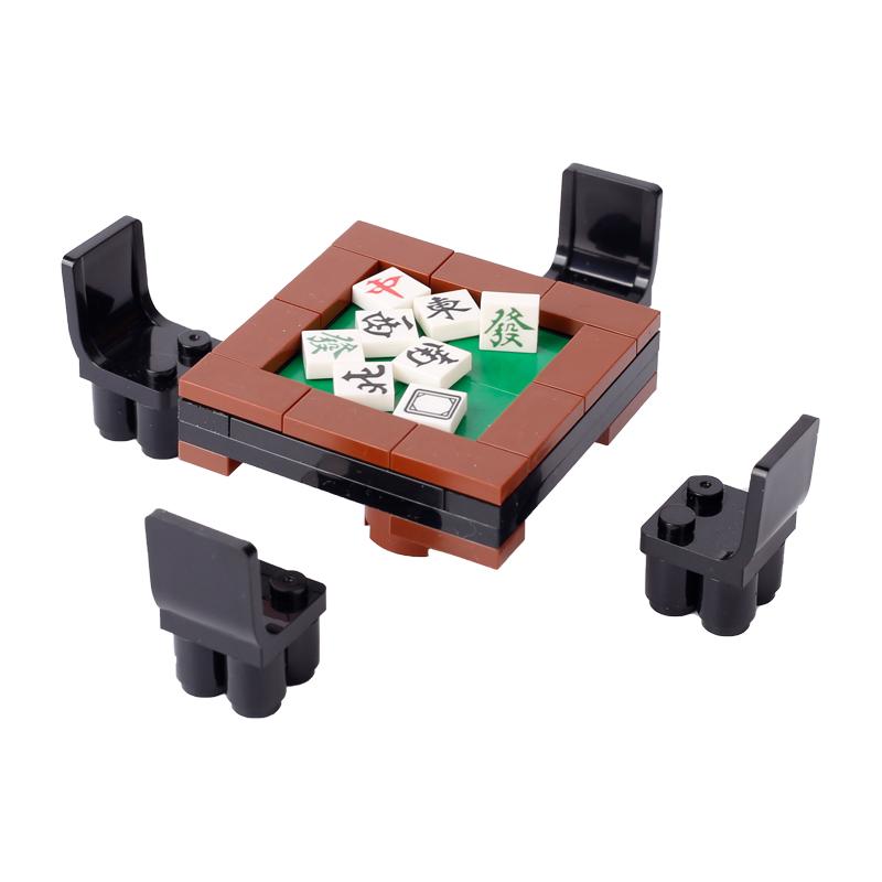 MOC Bricks Accessories City Supermarket Shop Store Building Blocks Street View Drink Food Vegetable Food Dessert Blocks Printed