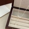 Galaxy Bright~ Zircon Pearl Pendant Necklace Light Luxury Premium Clavicle Chain Exquisite Design Neck Chain Women's