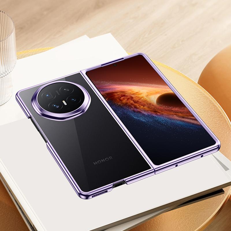 Ultra Thin Plating Phone Case For Honor Magic V6 V5 V3 5G Hard PC Clear Camera Protect Back Cover Shell