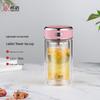 High-End Double-Layer Glass Office & Home Tea Cup