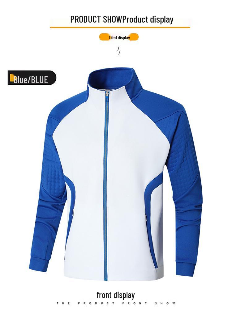 Unisex Chinese Team Casual Sports Three-Piece Set: Short Sleeve Polo, Stand Collar Top, Running Shorts.