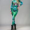 Women Men Agate Abstract Graffiti 3D Printed One-piece Jumpsuit Adults Halloween Cosplay Cosumes for Stage Performance Outfit