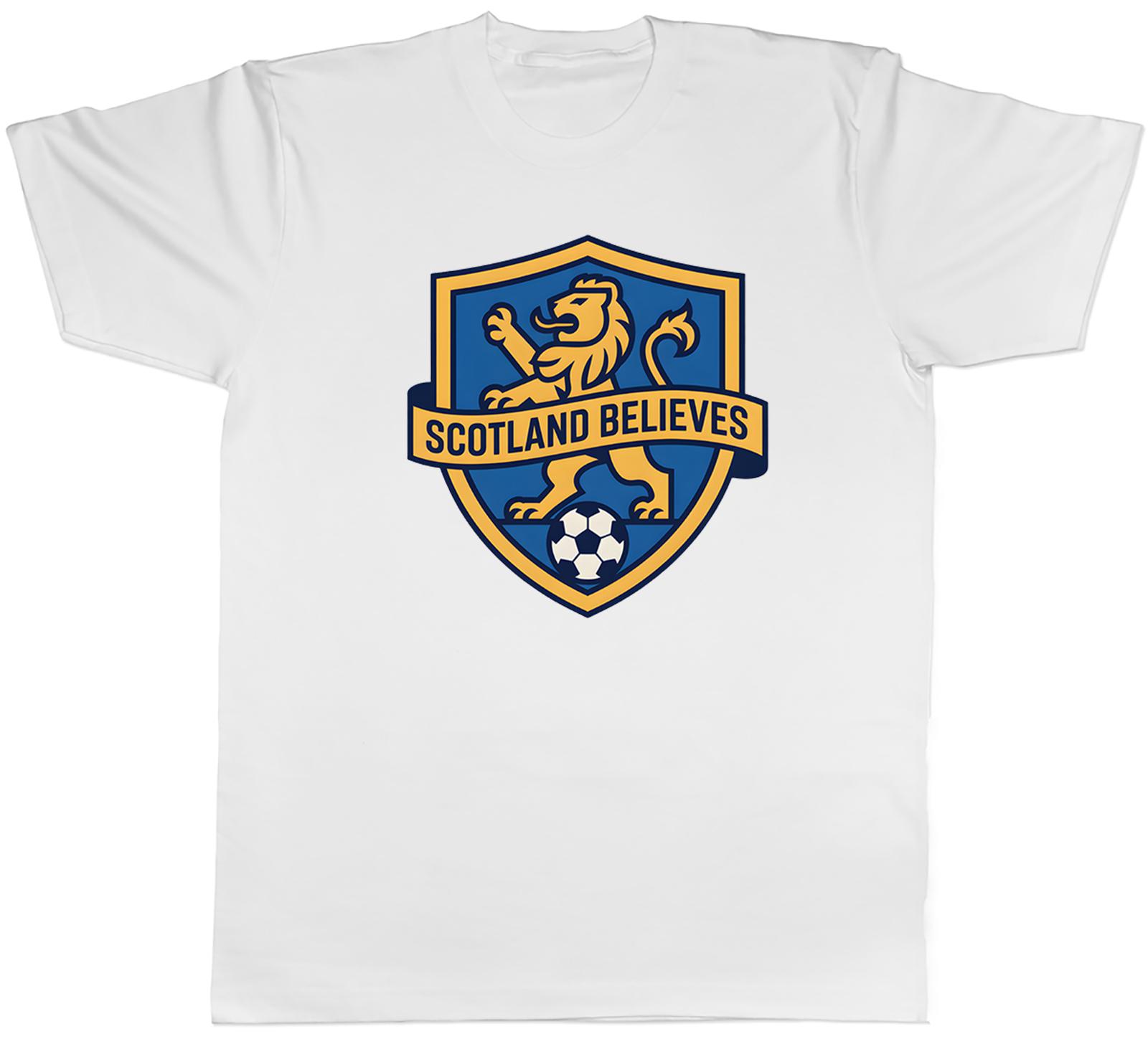 Scotland Believes Football World Fan Supporter Unisexs T-Shirt Tee Gift Top 3XL