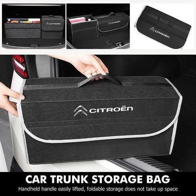 Car Trunk Folding Organizer Storage Bag Stowing Tidying Box For C4 C3 C5 C1 C2 C6 C4L DS3 DS4 Berlingo Picasso Jumper