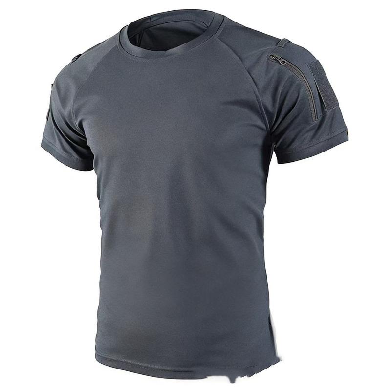 Men's Summer T Shirt Camping Hiking Trekking Fishing Training Running Gym Breathable Pullover Climbing Casual Cargo Shirts