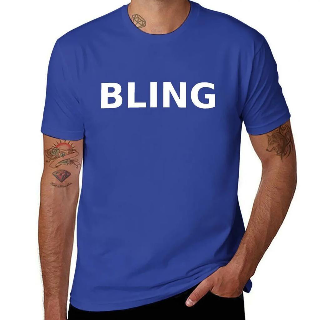 BLING - Gift Idea for Women Men Boys And Girls T-Shirt heavyweights for a boy clothing for men