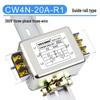 Rail-Mounted CW4L2 Terminal Block: Single-Phase 220V/Three-Phase 380V AC Power Filter, 10A/20A/30A