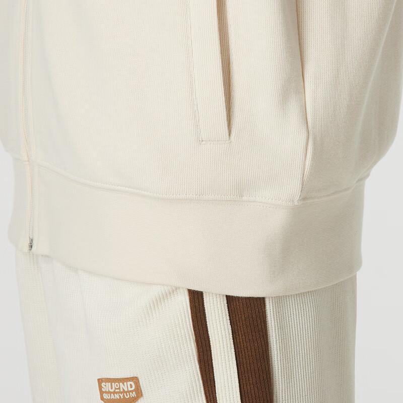 Puma Logo Embroidered Comfortable Breathable Running Jacket Unisex Jacket Off-White 630968-87