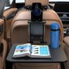 Auto-Esstablett, Auto-Rücksitz-Laptop-Tisch, Beifahrersitz-Esstablett, Telefonhalter, höhenverstellbarer Auto-Rücksitztisch