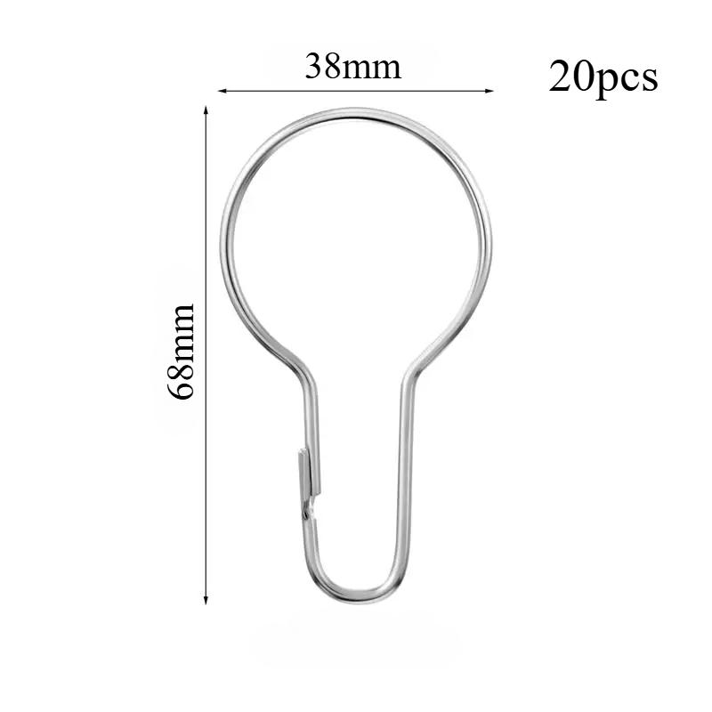 

5/10/20 шт. Металлические крючки для штор для душа в форме тыквы, аксессуар, крючок для сушки полотенец 68mm*38mm