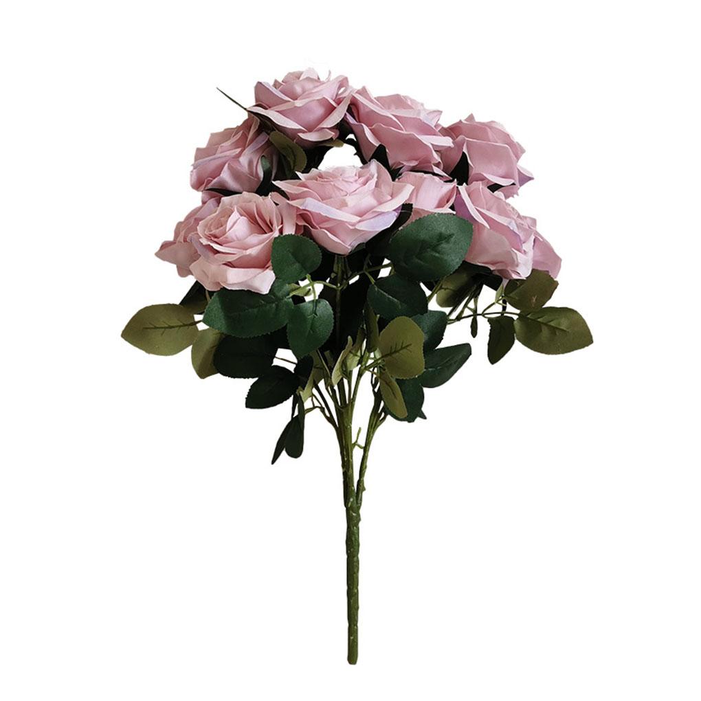 Kunstbloemen Boeket Kunst Rozen Huis Kantoor Decor