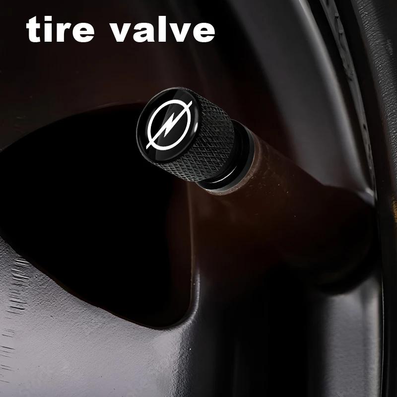 New Car Wheel Tire Valve Caps Air Stem Covers Accessories For Opel Astra J Insignia Astra G Corsa Zafira B Mokka Vivaro Meriva