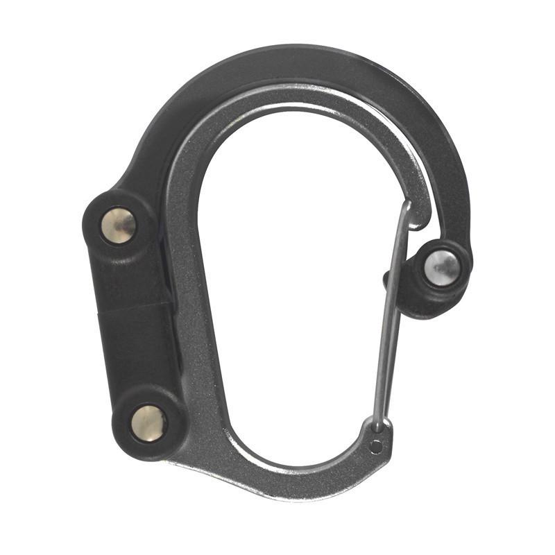 High-Quality D-Type Aluminum Carabiner with Lock – Quick Release Buckle for Outdoor Tactical Tools & Camping.