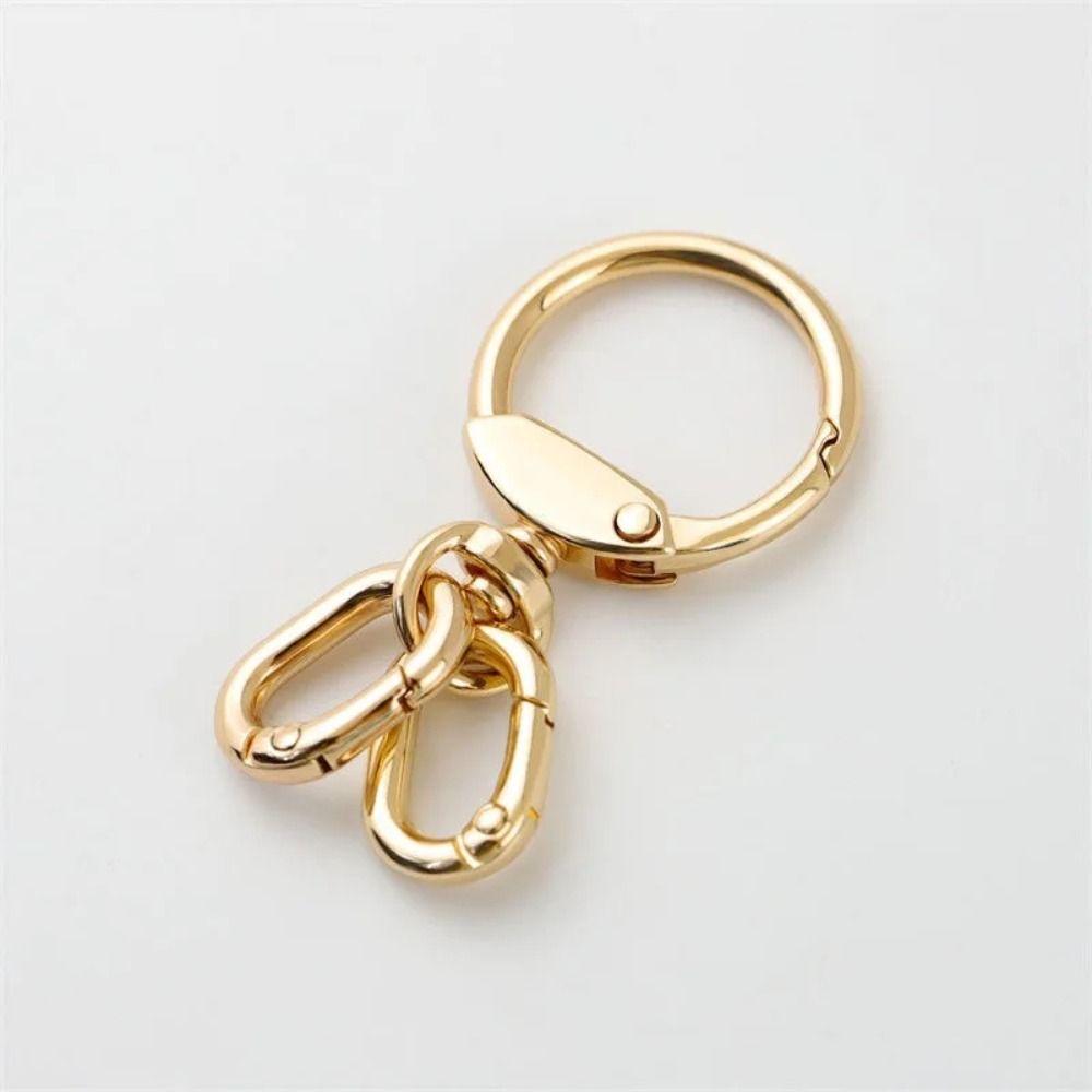 2 PCS Connector Clasps Metal Swivel Clasp Clips Spring Ring Hook Rings Lobster Claw Clasp Clasps Keys Management