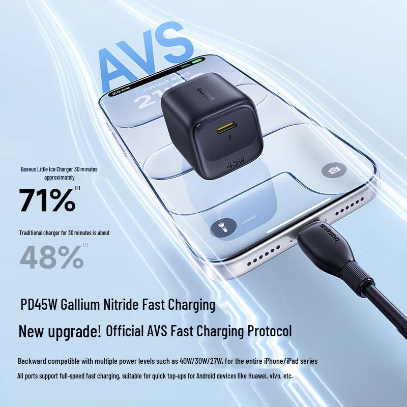 Baseus EnerFill FN22 45W GaN Type-C Fast Charger