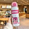 Snoopy Children's Thermos Cup Girls Stainless Steel Straw Cup Portable School Special Primary School Water Cup