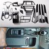 Carbon Fiber Car Gear Interior Panel Central Console Dashboard Trims Decoration for Hyundai Sonata Lf 2014 2015 2016 2017 2018 9