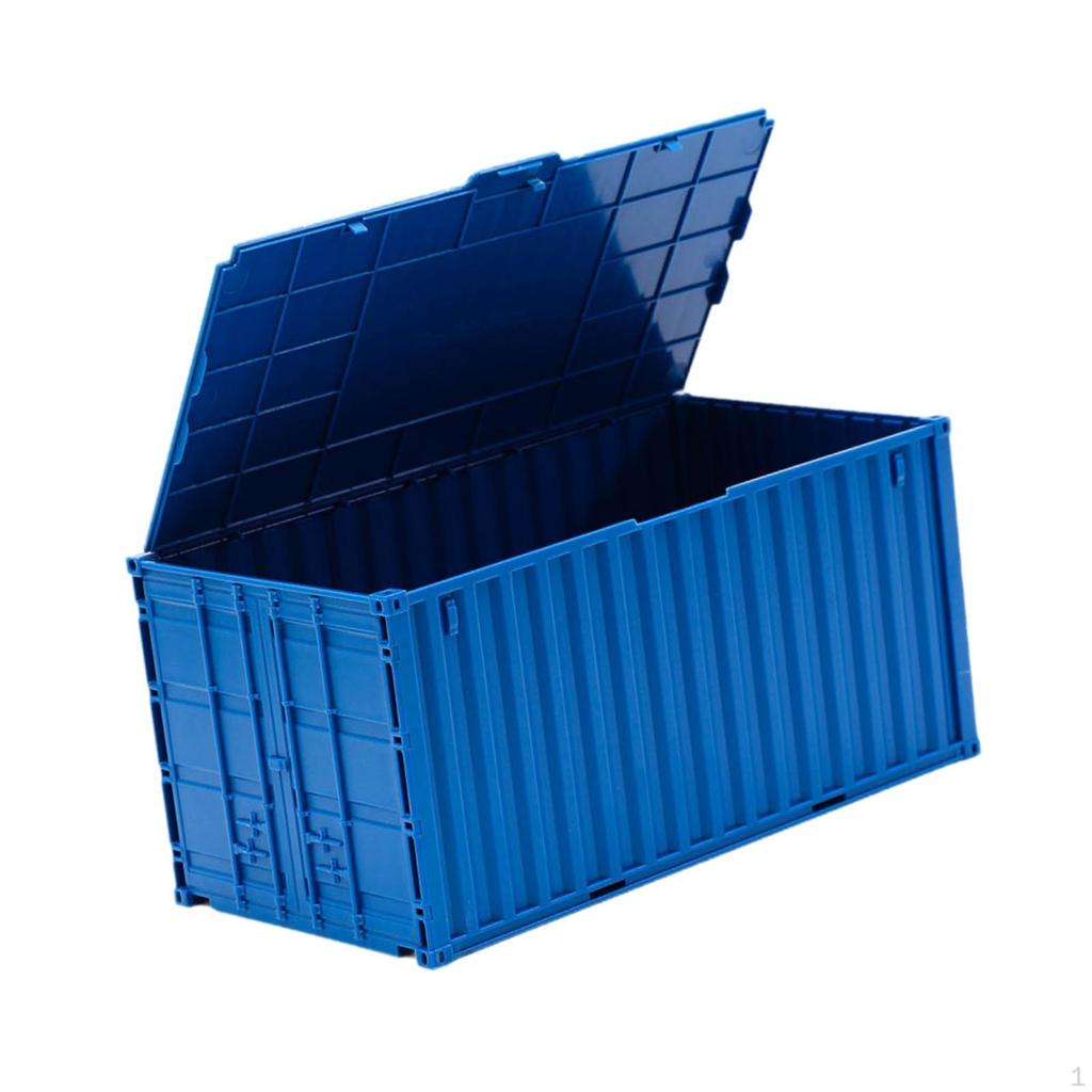 Mini Desktop Storage Box Shaped Like A Container, Large Capacity, Practical And Unique, with