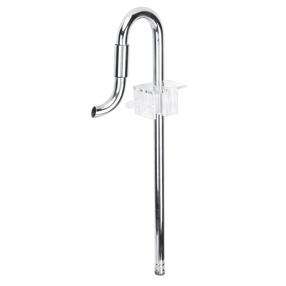 Stainless Steel Aquarium Plant In Out Oil film Skimmer Filter Pipe(12Celsius16 mm)