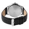 Montre Homme - Q&Q - Superior - Cuir Noir 20mm - Boîtier Acier 40mm - Verre Saphir 5 ATM