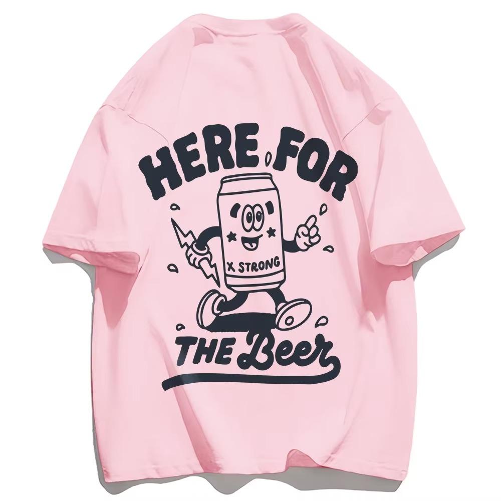 Letter Art Print Design Printed Boy Tshirt Lovely Street T Shirts Outdoor Design T-Shirt Holiday Loose Fitting Short Sleeved