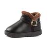 Children's Snow Boots Boys and Girls Shoes Baby Short Boots Winter Velvet Non-slip Children's Boots Warm Shoes Large Cotton Shoes