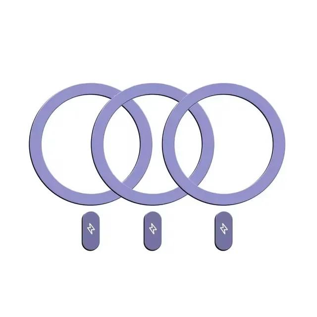 1/5 ks kovové nálepky kroužky univerzální bezdrátová nabíječka magnetické kroužky držák mobilního telefonu do auta železný plech pro iPhone 14 13 12