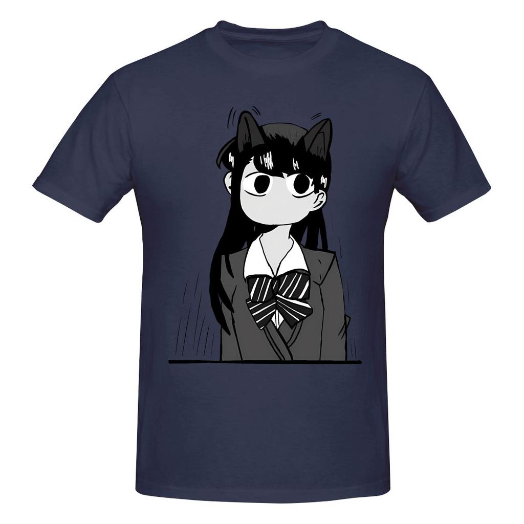 Funny Anime Komi Can T Communicate Cat Ear Komi Design Unisexs Printed Tshirt Unisex T Shirthip Hop