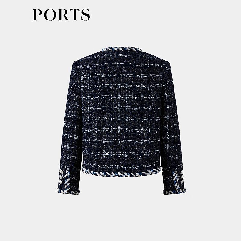Ports Women's Blended Wool Round Neck Jacket