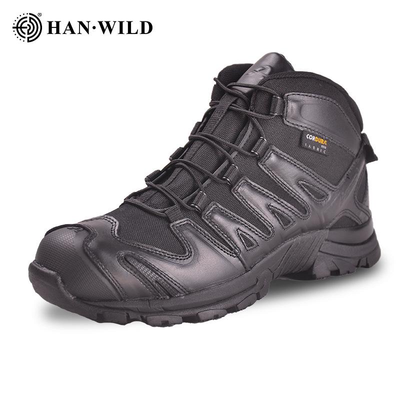 

Hanye Men s Tactical Mid-Top Desert Hiking and Camping Boots 39 чёрный